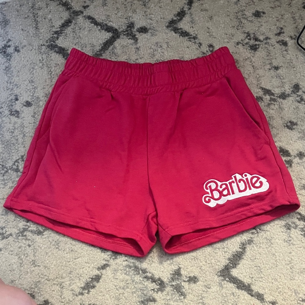 Barbie Women's Vibrant Pink Athletic Shorts